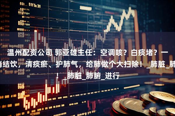 温州配资公司 郭亚雄主任：空调咳？白痰堵？一碗养肺消结饮，清痰瘀、护肺气，给肺做个大扫除！_肺脏_肺腑_进行